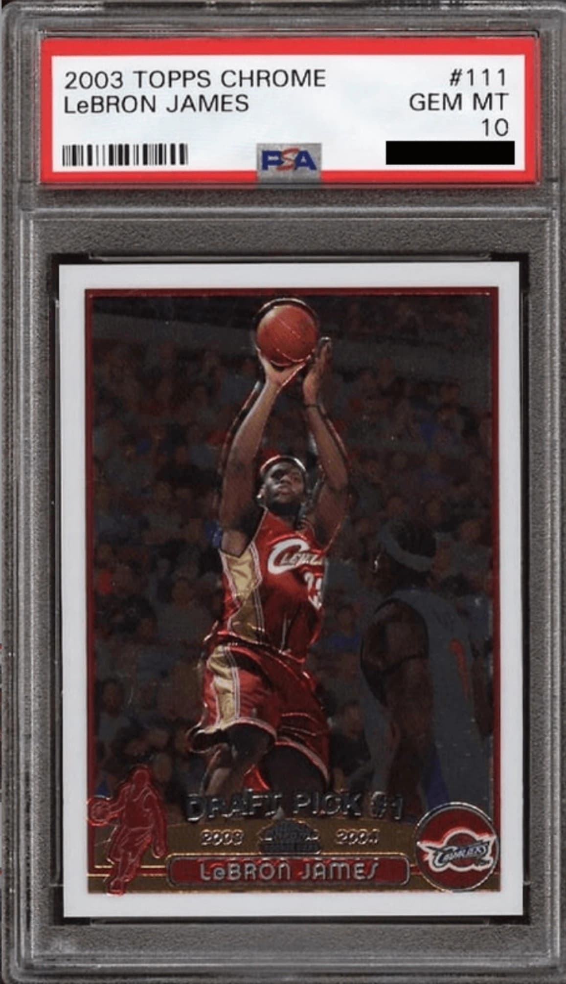 2003 TOPPS CHROME LEBRON JAMES #111