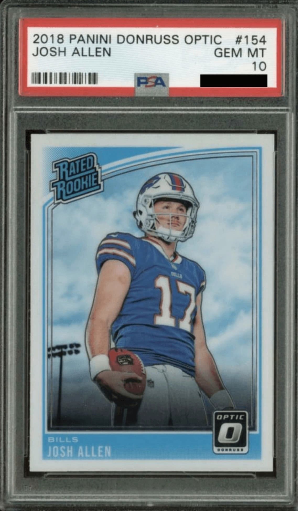 2018 Optic Josh Allen #154 