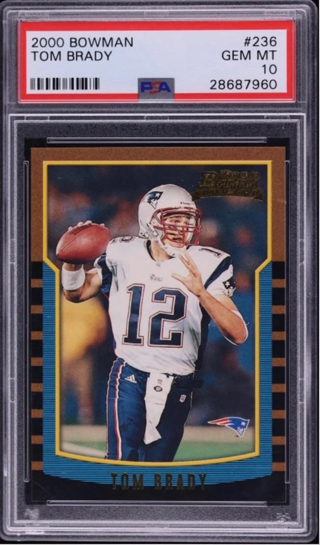 2000 BOWMAN TOM BRADY #236 PSA 10