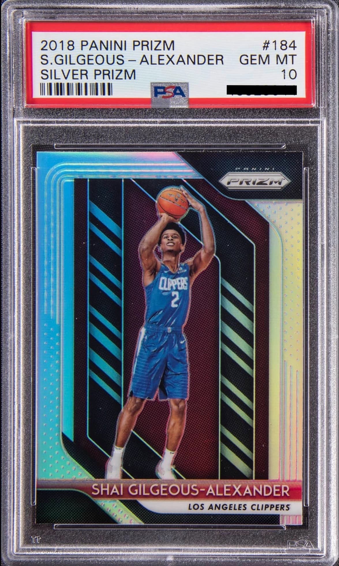 2018 PRIZM SILVER SHAI GILGEOUS-ALEXANDER #184