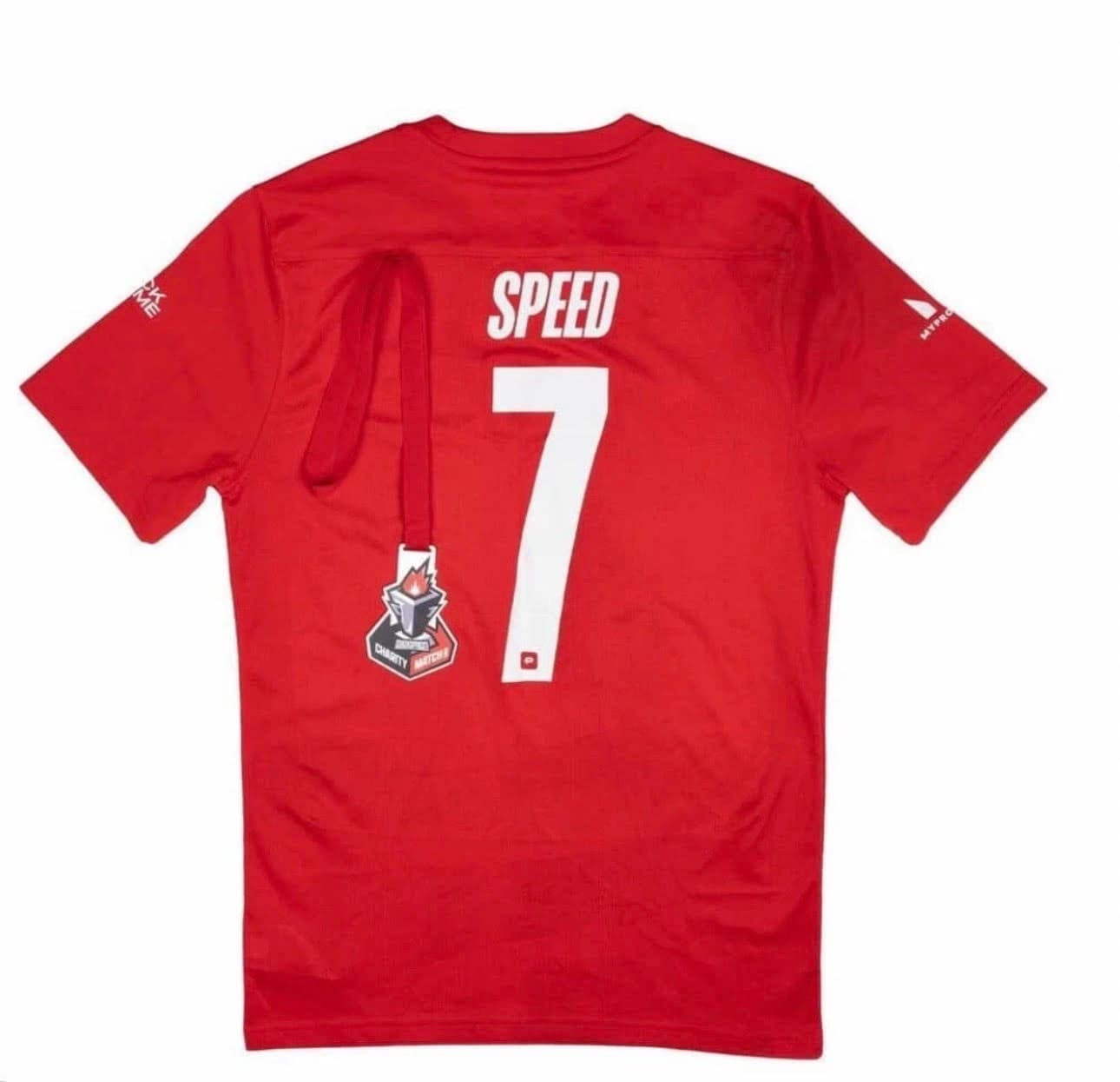 Game worn football shirt from 2023 Sidemen Charity Match